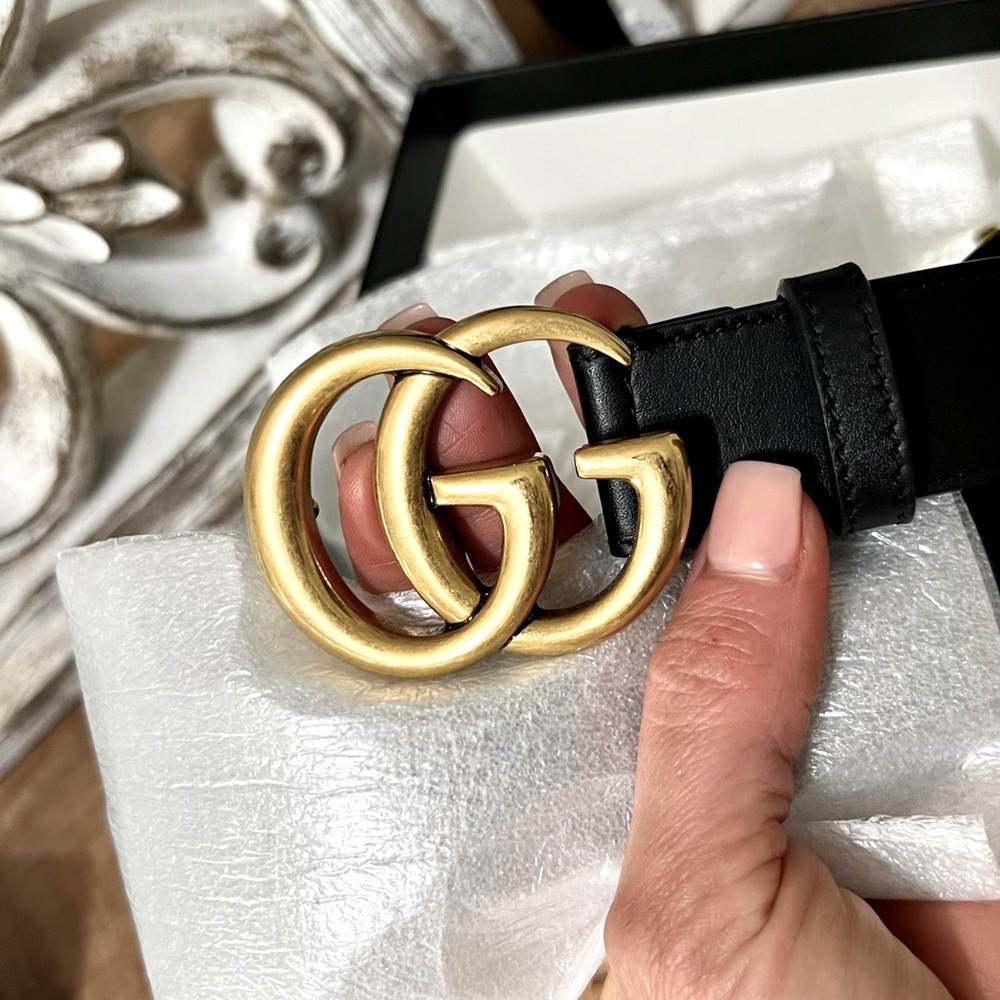 Authentic Gucci GG belt